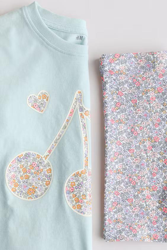 Набор из 2 предметов из хлопкового джерси