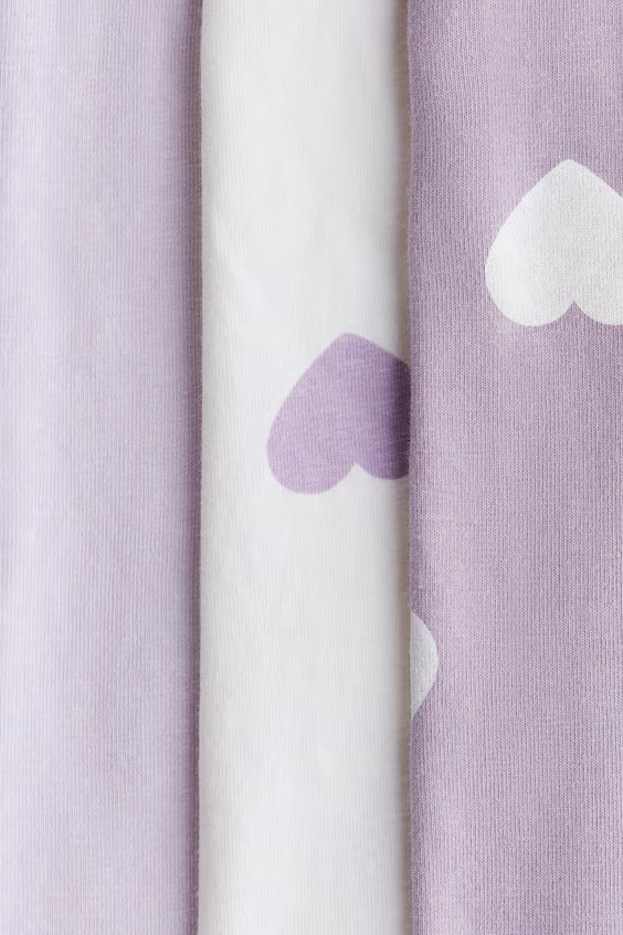 Набор из 3 леггинсов из хлопкового джерси