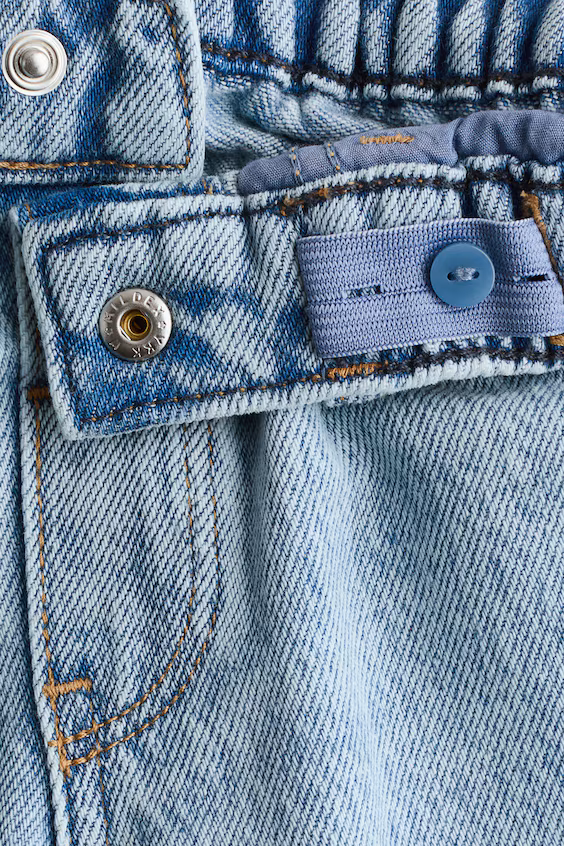 Джинсы с широкими штанинами