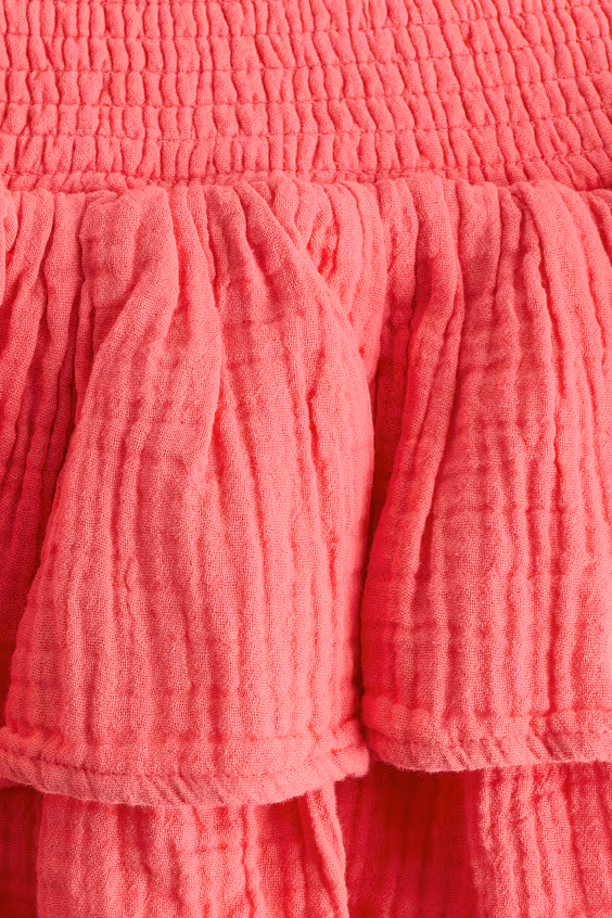 Юбка из муслина с тире