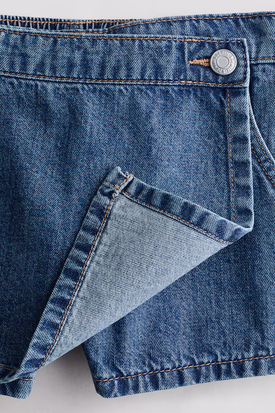 Юбка-шорты из джинсы