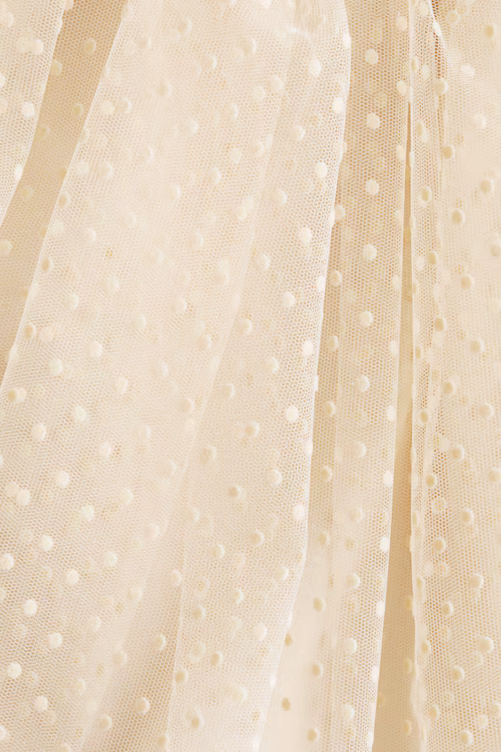 Юбка из блестящего тюля