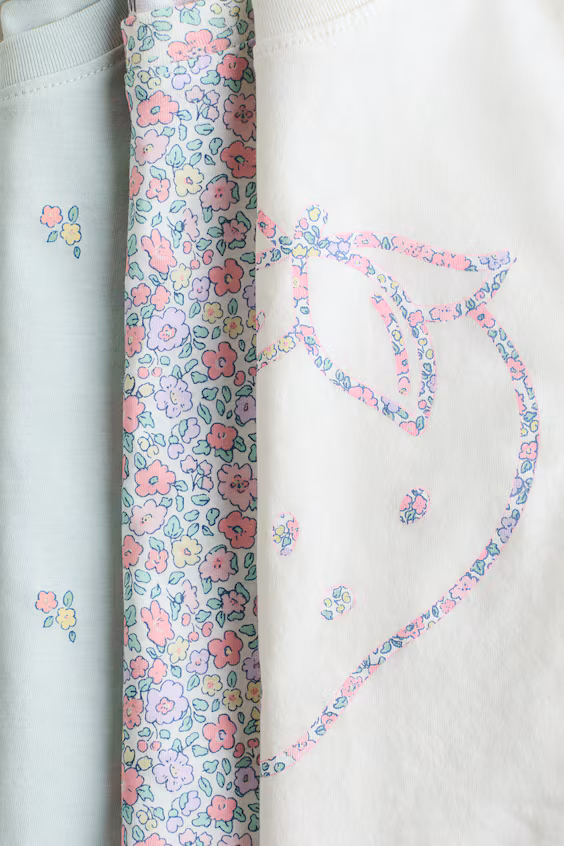 Набор из 3 футболок с принтами