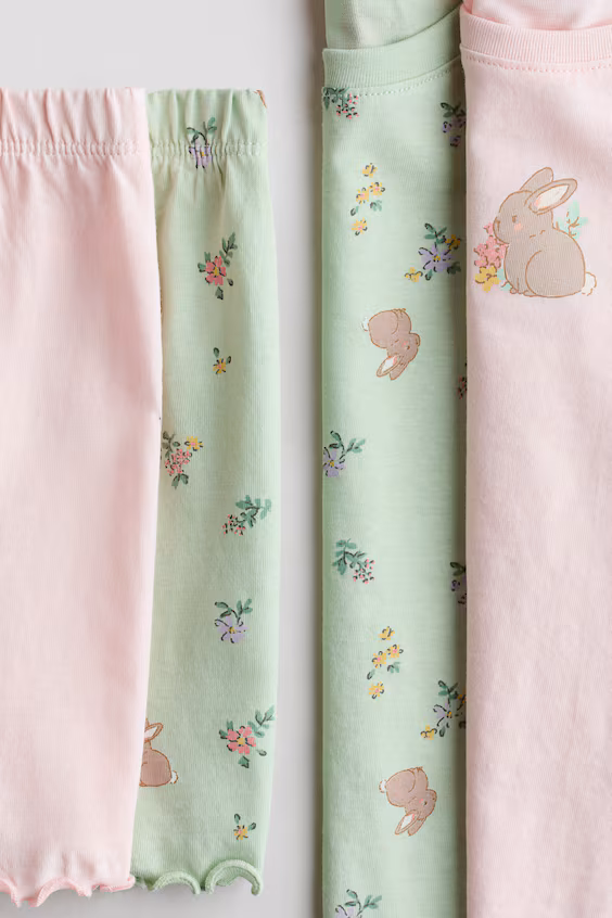 Набор из 2 пижам из хлопка