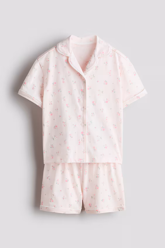 Пижама в принтованном джерси