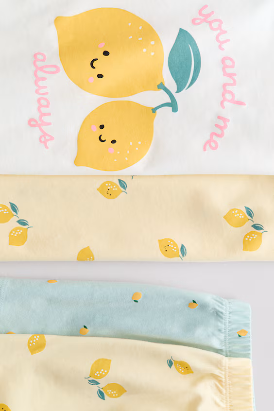 Набор из 2 пижам с рuffled sleeves