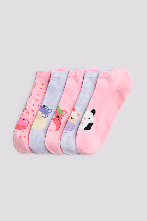 Набор из 5 пар носков без резинки