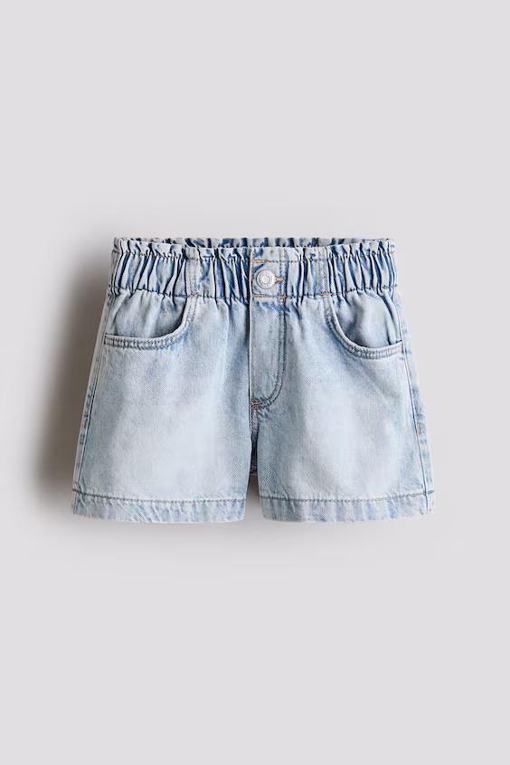 Джинсовые шорты свободного кроя
