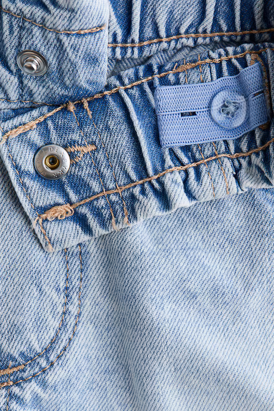 Джинсовые шорты свободного кроя