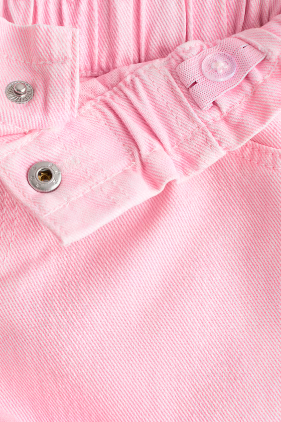 Шорты из смесовой льняной ткани