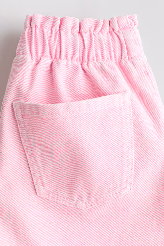 Шорты из смесовой льняной ткани