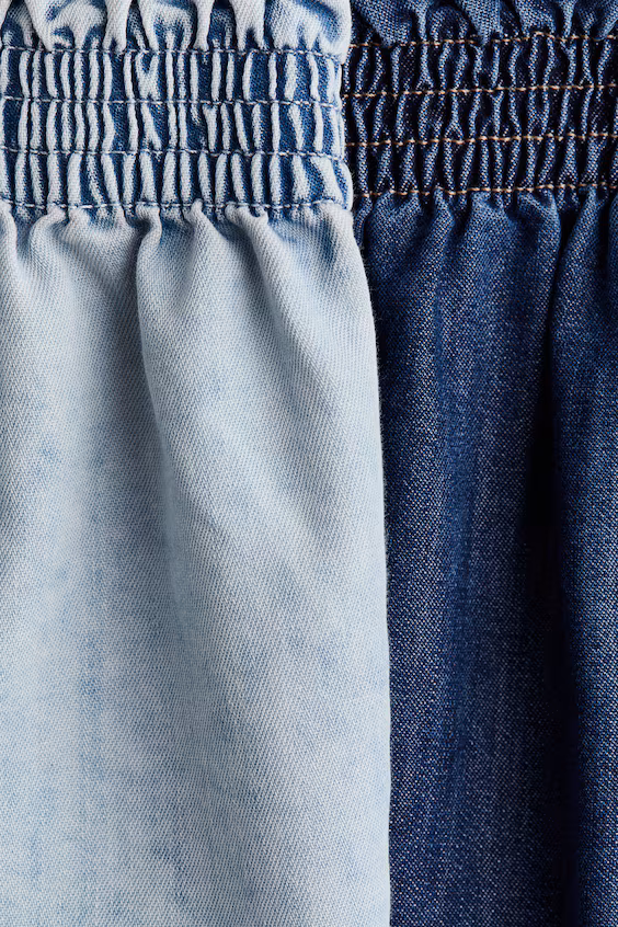 Набор из 2 джинсовых шорт paper bag