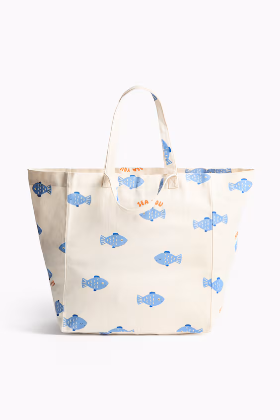 Пляжная сумка с орнаментом