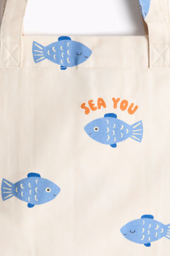 Пляжная сумка с орнаментом