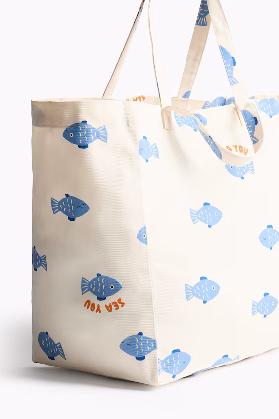 Пляжная сумка с орнаментом