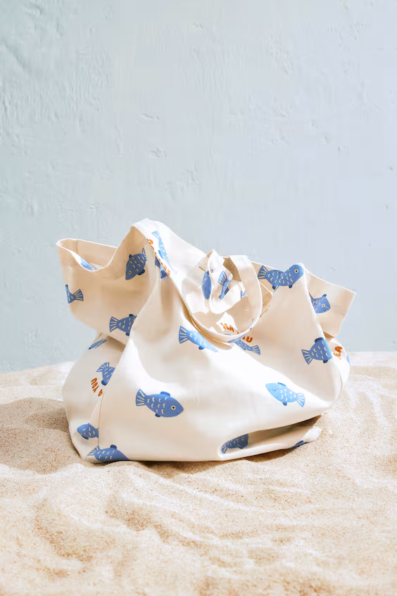 Пляжная сумка с орнаментом