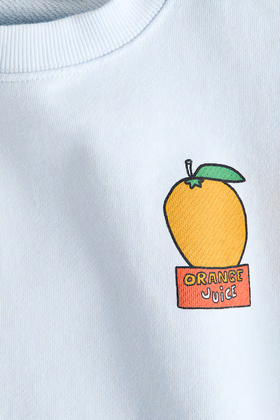 Принтованный свитшот