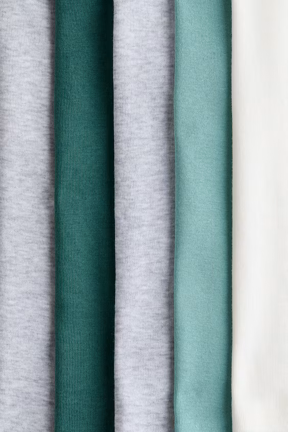 Набор из 5 топов без рукавов из хлопка