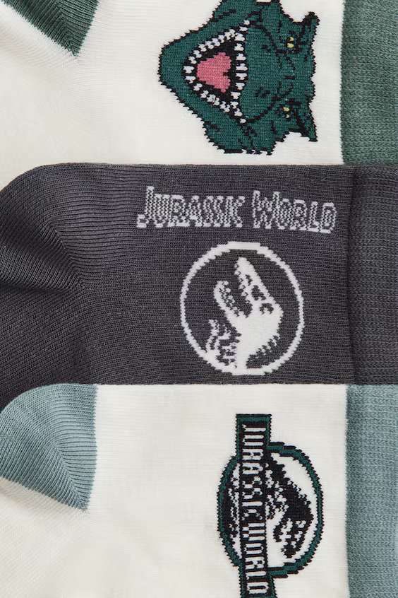 Набор из 5 пар носков с узором