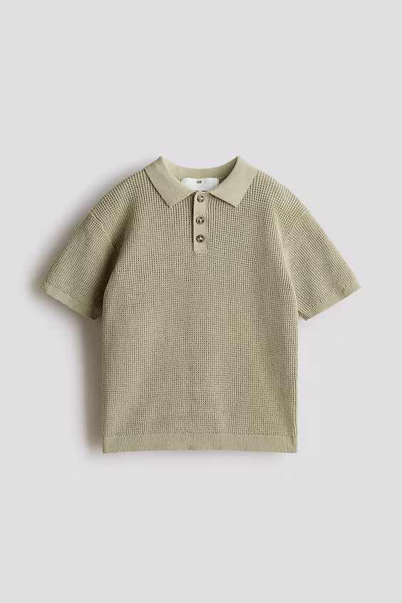 Поло из хлопкового трикотажа