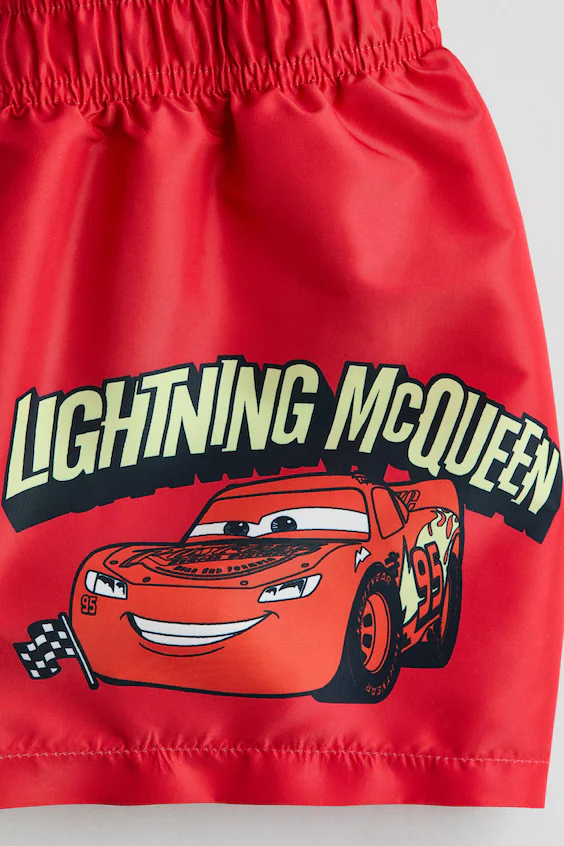 Купальные шорты с принтом