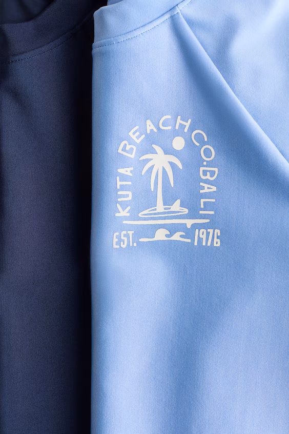 Набор из 2 свитшотов для плавания с uv-защитой 50