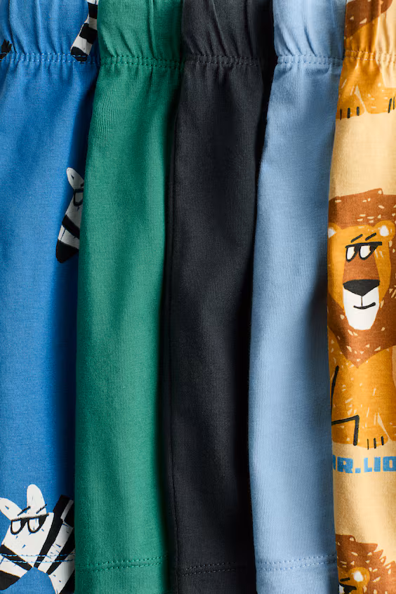 Pack из 5 штанов с эластичным поясом