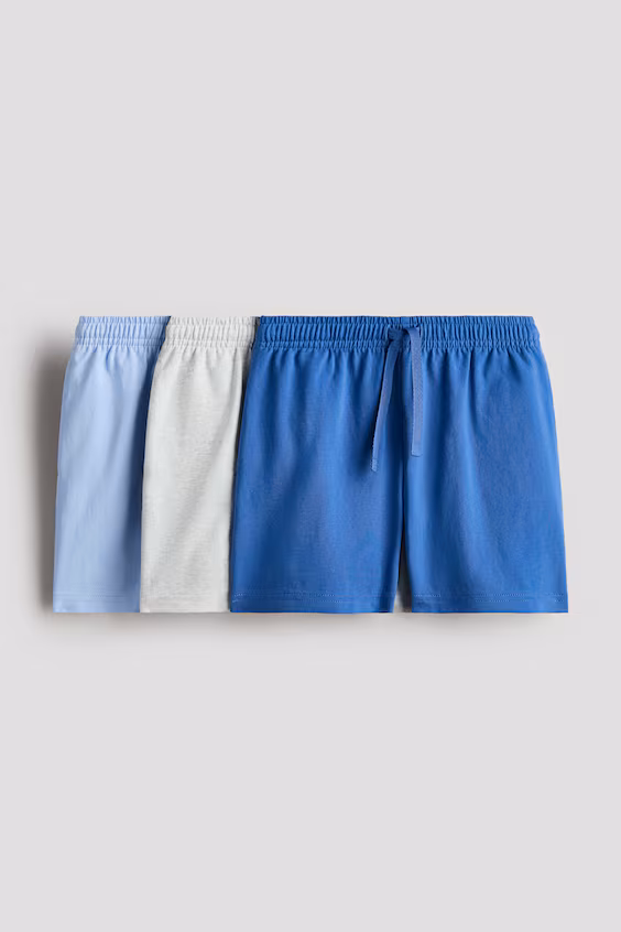 3 шт. шорт из хлопкового джерси