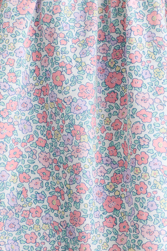 Платье из хлопка с цветочным принтом