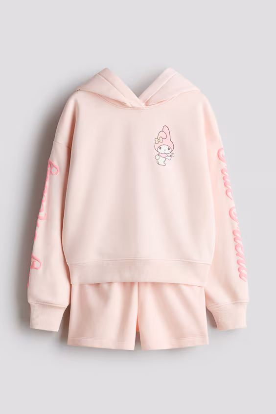 Набор из 2-х предметов из принтованного мольтона