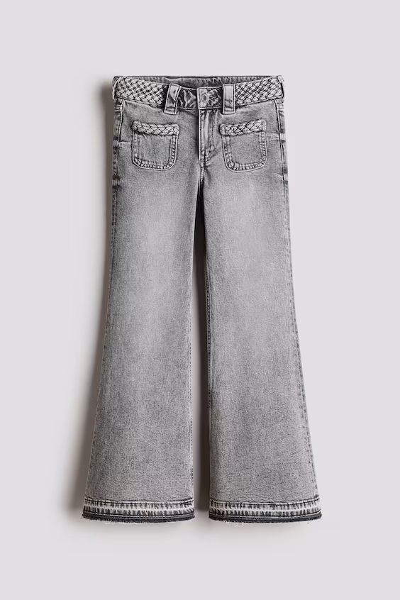 Джинсы расширенные книзу