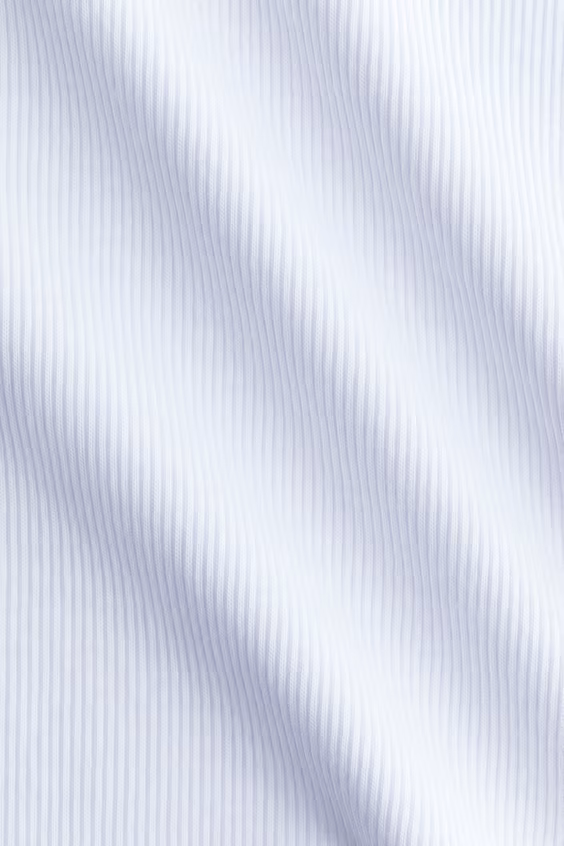 Топ без рукавов из рубчика хлопка