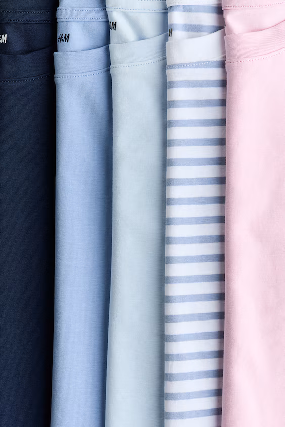 Пачка из 5 футболок из хлопка