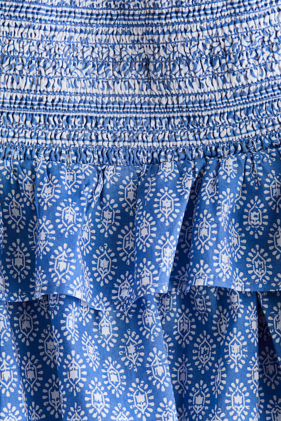 Юбка с оборками из хлопка