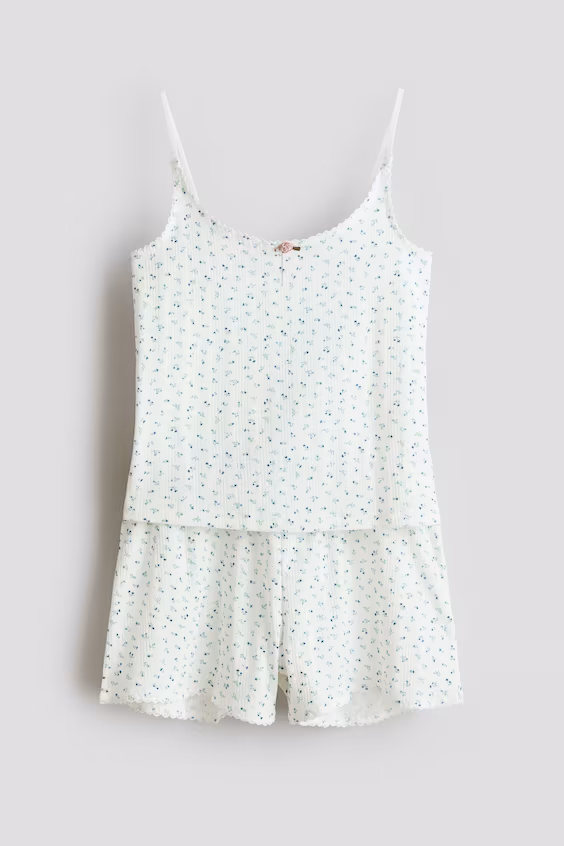 Клетчатая пижама из хлопка