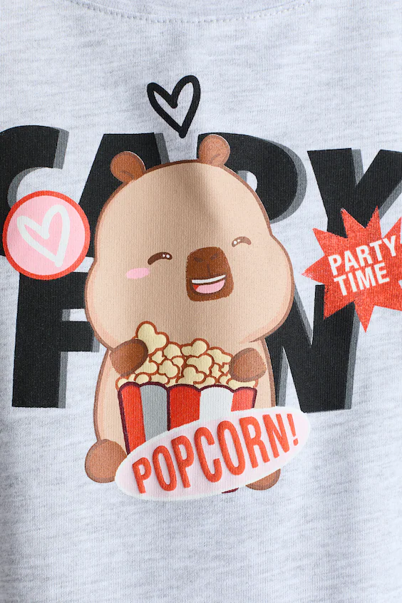 Футболка из хлопка с узором