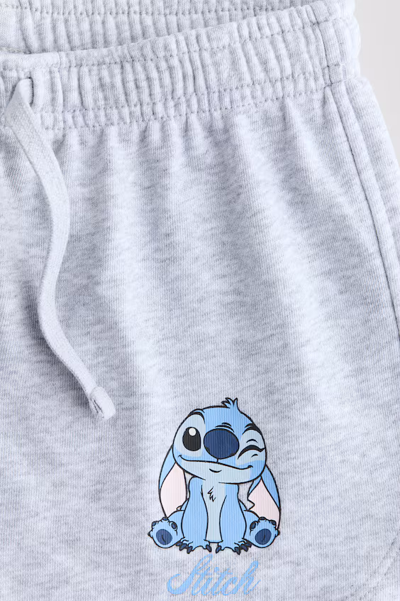 Шорты из трикотажа с узором