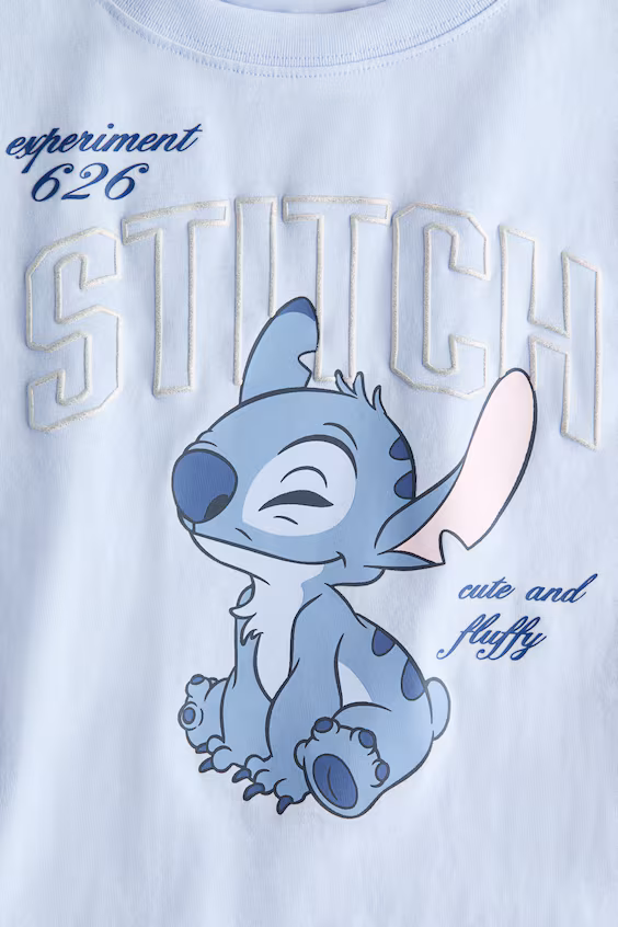 Футболка из хлопка с принтами