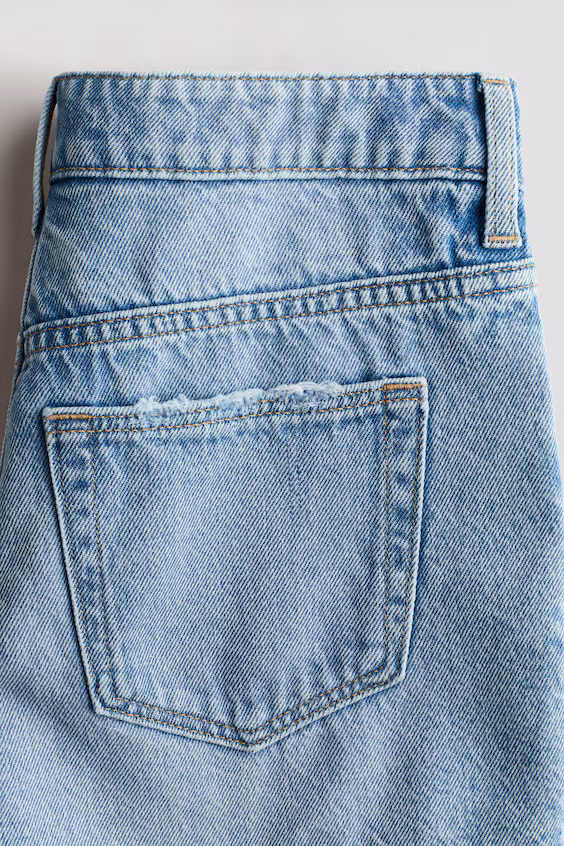 Джинсы-шорты relaxed fit