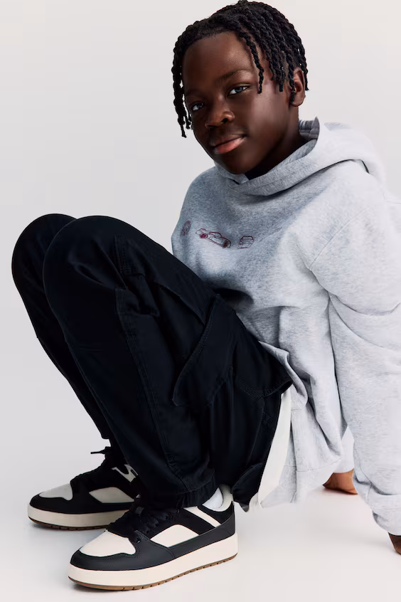 Брюки-карго из хлопка