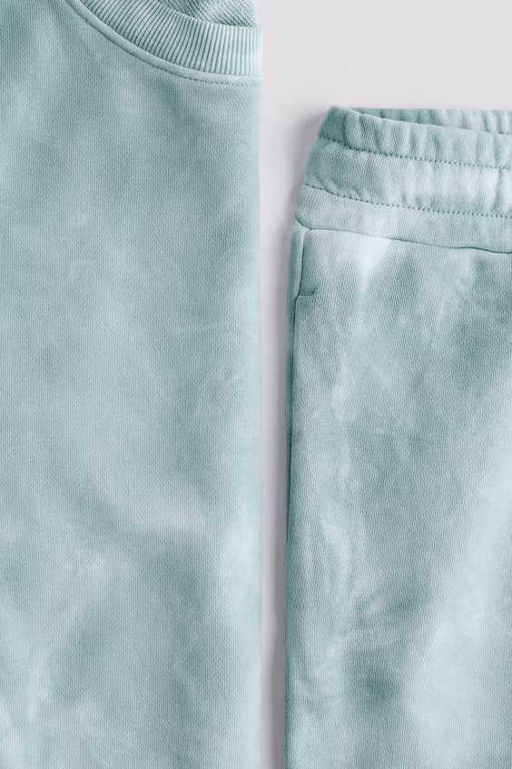 Костюм из 2 предметов в принт из ткани мольтона