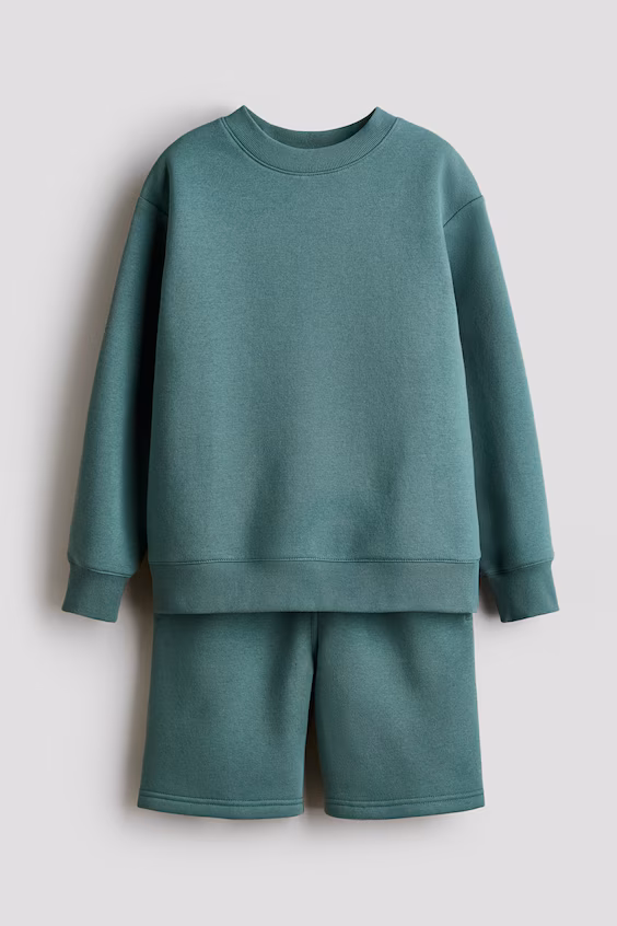 Костюм из 2 предметов из ткани мольтона