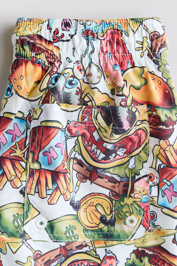 Плавательные шорты с рисунком