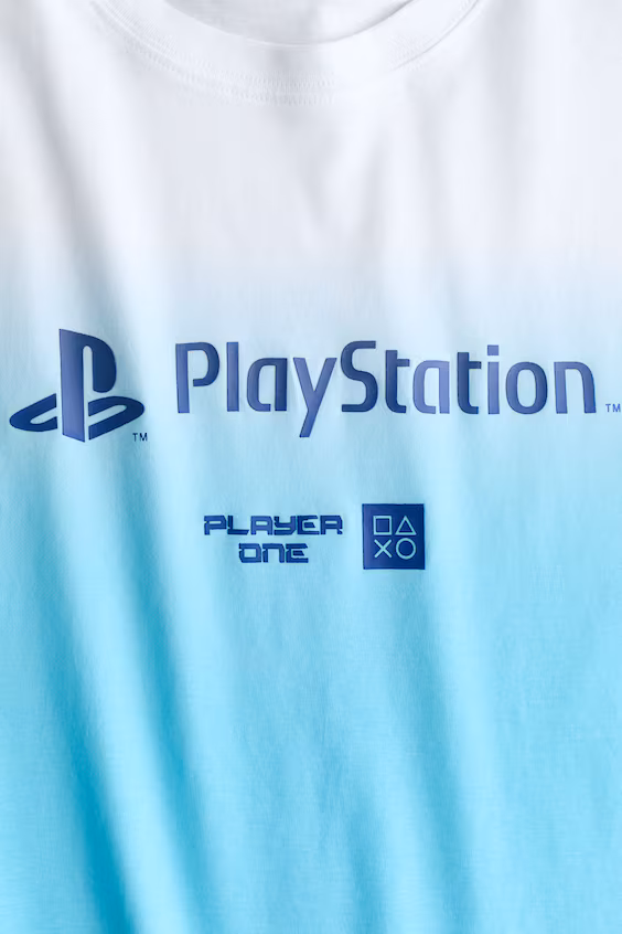 Футболка из хлопка с принтом