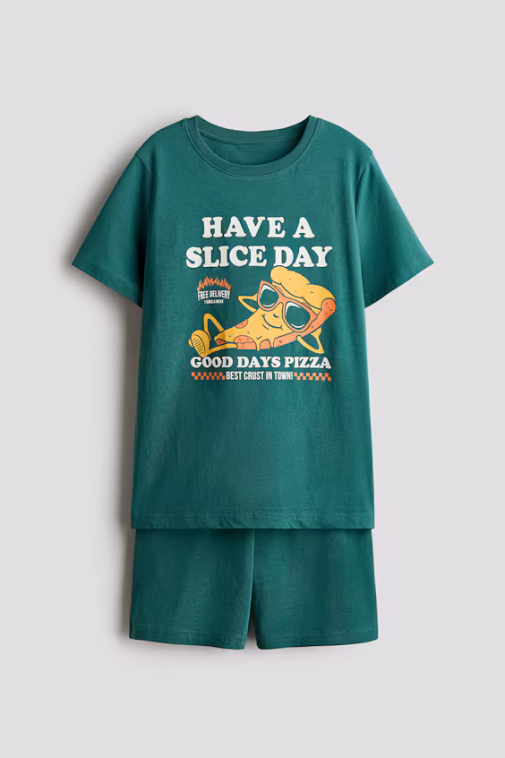 Пижама из хлопкового джерси