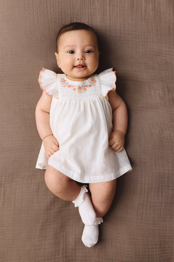 Платье с хлопковым боди