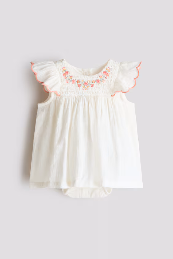 Платье с хлопковым боди