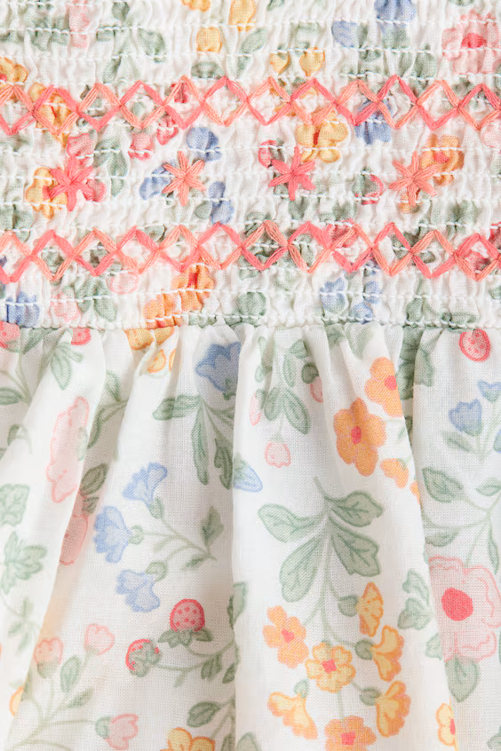 Платье с телом из хлопка