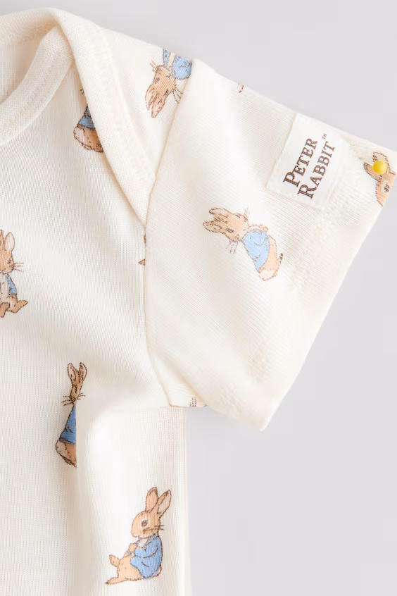 Набор из 2-х предметов с принтом из хлопка