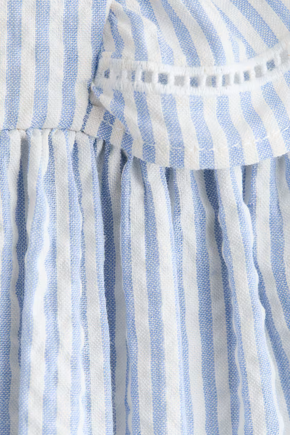 Платье из хлопка с оборками